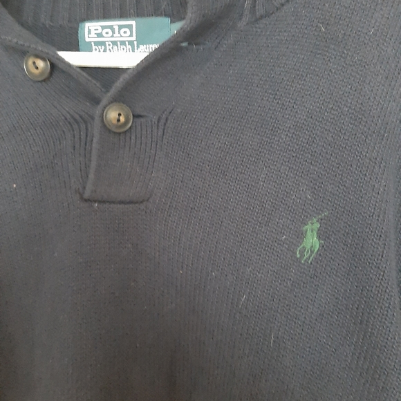 Polo by Ralph Lauren large blue knitted jumper - Picture 6 of 6